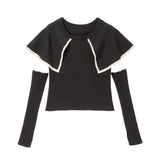 Dressyケープトップス【ニット】