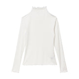 【メール便】シンプルシアーハイネックトップス