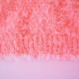 ハート開き×ビジューギャルシャギーニットトップス