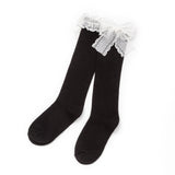 【メール便】サイドリボンハイソックス