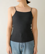 ダブルストラップカップ付キャミソール