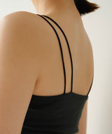 ダブルストラップカップ付キャミソール