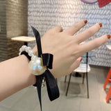 パールリボンヘアゴム