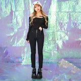 テレコリブキャミ×コンパクトカーデ2点セット