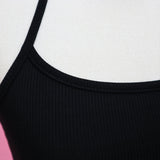 テレコリブキャミ×コンパクトカーデ2点セット