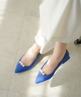 パール&ビジューチャーム付マルチウェイパンプス