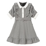 キラキラビジューフリルアフタヌーンティーワンピ