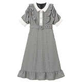 キラキラビジューフリルアフタヌーンティーワンピ