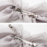 ビッグリボンシフォンバレッタ