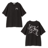 リボンアローバックプリントビッグTシャツ