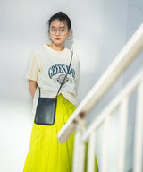 フェイクレザーポケットショルダー