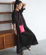 フェイクレザーポケットショルダー