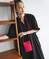 フェイクレザーポケットショルダー