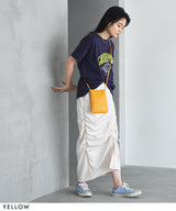 フェイクレザーポケットショルダー