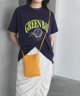 フェイクレザーポケットショルダー