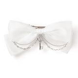 秘密のオーガンジーリボンバレッタ