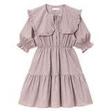 ビッグ襟セーラーティアードミニワンピース