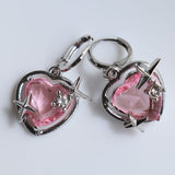 ハートモチーフピアス