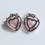 ハートモチーフピアス