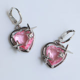 ハートモチーフピアス