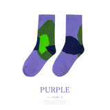 【メール便】幾何学アートカラーソックス 【靴下】