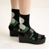 【メール便】幾何学アートカラーソックス 【靴下】