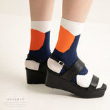 【メール便】幾何学アートカラーソックス 【靴下】