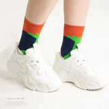 【メール便】幾何学アートカラーソックス 【靴下】