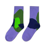 【メール便】幾何学アートカラーソックス 【靴下】