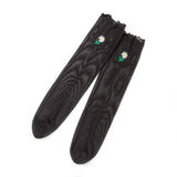 【メール便】マーガレット刺繍シアーソックス