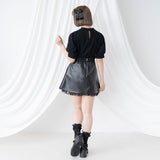 選べるデザインサイドプリーツスカート