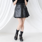 選べるデザインサイドプリーツスカート