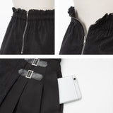 選べるデザインサイドプリーツスカート