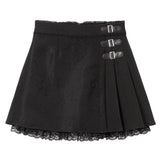 選べるデザインサイドプリーツスカート