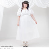 ナローリボンショルダーフリルワンピース