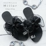 ドットチュールリュバンサンダル