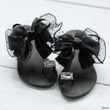 ドットチュールリュバンサンダル