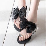 ドットチュールリュバンサンダル