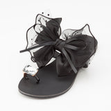 ドットチュールリュバンサンダル