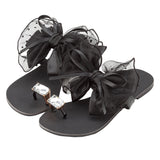 ドットチュールリュバンサンダル