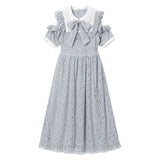 イノセントリボンフリルレースワンピース