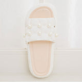 パール厚底サンダル