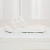 パール厚底サンダル