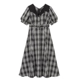 オープンカラーオトナフレンチワンピース