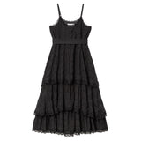 ティアードレースキャミワンピース