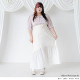 【メール便】リボンビジューフリル襟ブラウス