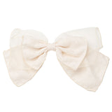 オーガンジーエンボスリボンバレッタ