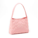 【新春セール】ハートキルティングハンドバッグ