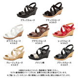 走れるシリーズ 7.5cmウエッジヒールサンダル