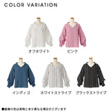 ツイストスリーブオーバーサイズスキッパーシャツ